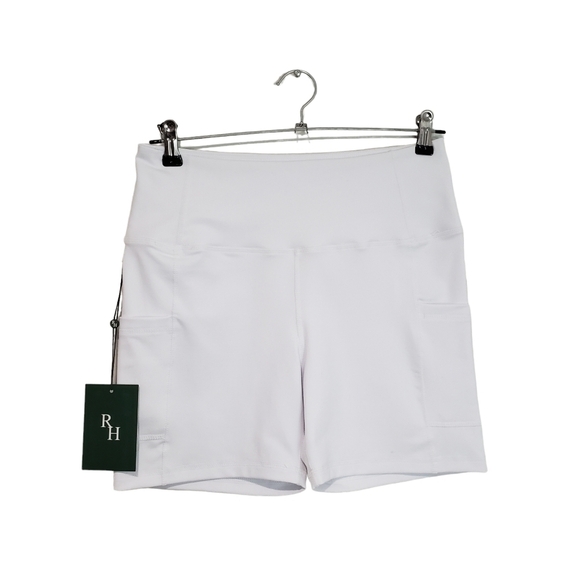 Recreational Habits White Mini Biker Shorts Size Medium - Picture 14 of 14